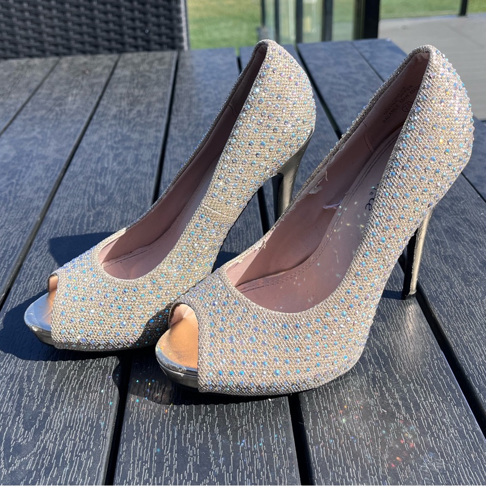 Sparkly heels